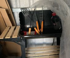 GrillMeister Trolley Charcoal BBQ