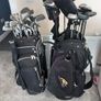 A selection of golf clubs and bags. Image 7