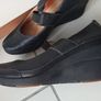 Clarks Unstructured Haywood Black Leather  Shoes Image 3