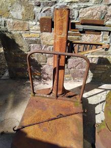 antique sack scales