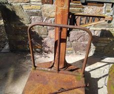 antique sack scales