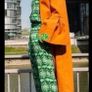 Fab Zara Bloggers Insta Famous Green Printed Co Ord Set Shirt and Wide Leg Trousers Image 10