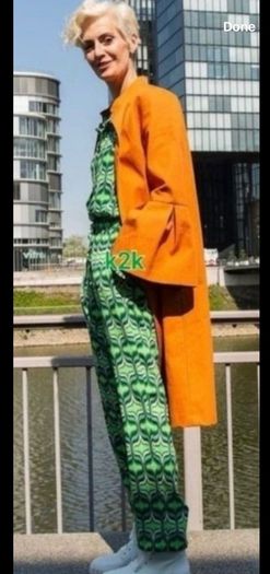 Fab Zara Bloggers Insta Famous Green Printed Co Ord Set Shirt and Wide Leg Trousers