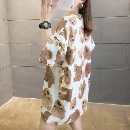 Plus Size Tunic Longer Blouse Teddy Bears