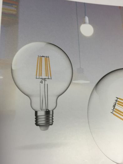 G95 Globe Bulb Filament Bulbs 8 cm Radius