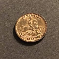 Great Britain Victoria 1861 Cumberland Jack Brass Token