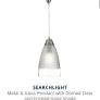 Ceiling Light Chrome with Clear and Frosted Glass Image 6