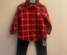 NEW Jeans and shirt (9-12 mths)