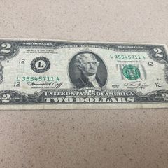 USA 1976 2 Dollars Note