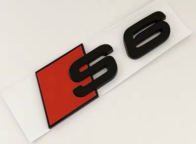 Audi S6 Rear boot badge gloss black