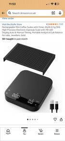 Mini coffee weighing scales