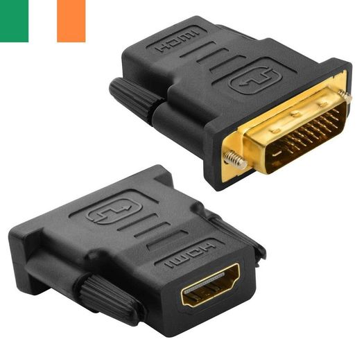DVI-D 24+1Pin Male To HDMI Socket Female Adapter Converter Connector PC PS4 HDTV