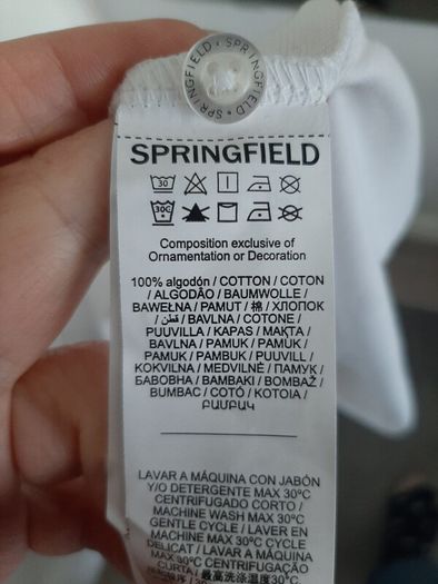 Mens Springfield Polo Shirt XL