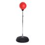Standing Punching Bag Adjustable Height 126-144 cm with Gloves, Pump and Weighted Base for Children and Beginners - Red Image 3