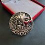 Viking Longship Brooch Metal Nautical Pin Scandinavian Style Mid-Century Jewelry Celtic Norse Dragon Boat Broach Image 3