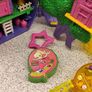 Vintage 1995 Winnie the Pooh "Hunny Pot" Treehouse & Polly Pocket Keychain Lot Image 2