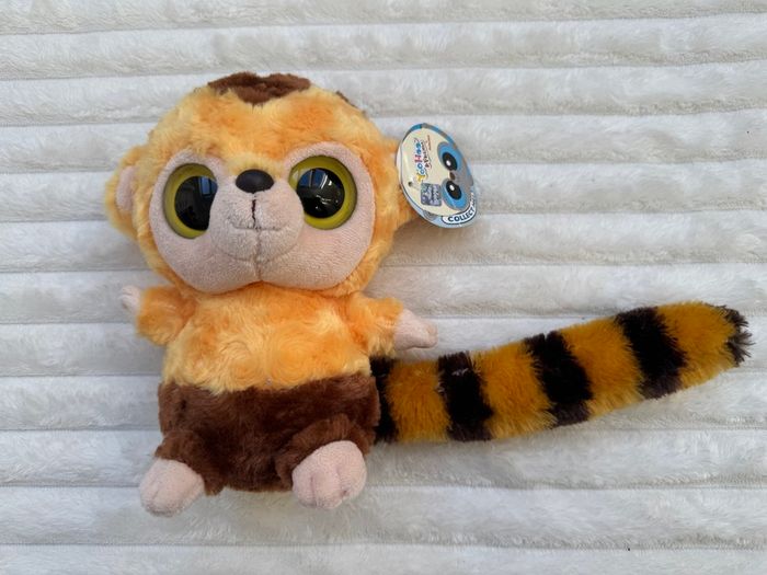 Yoohoo & Friends Baby Plush Lemur Racoon Monkey Approx. 21 cm. Used Please see photos