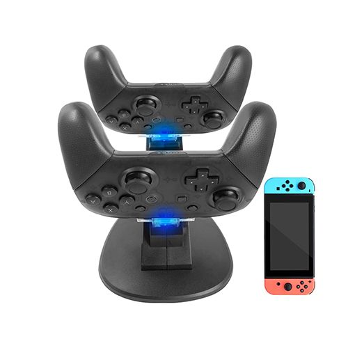 Nintendo Switch PRO Wireless Controller Twin Charging Dock Charge Station.