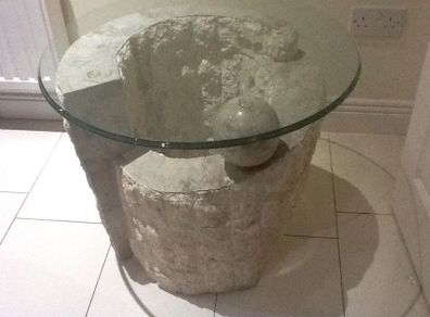 Lamp Marble table