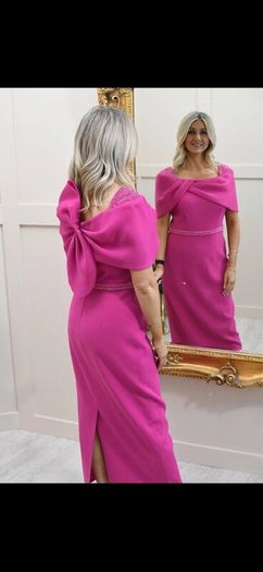 Couture Club Fuchsia Mother of the Bride Dress