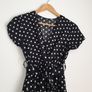 Summer Polka Dot Dress Size Uk 12 Image 10