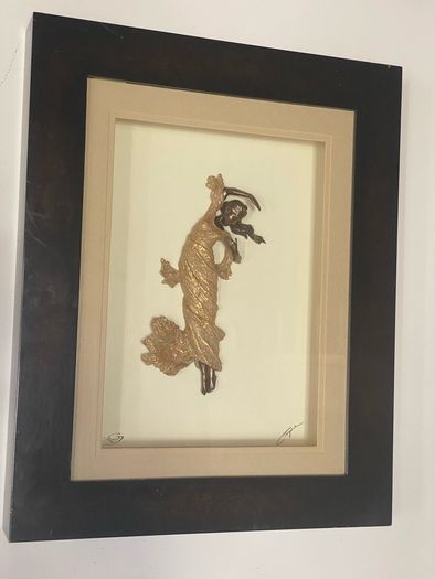 Carl Payne Sculpture Grace Figurine in Frame