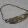 PRICE DROP 22nd June Wouters & Hendrix Feather Bracelet with Pearl in Silver Image 3