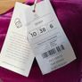 dress midi deep purple pink velvet monsoon size 10 BNWT Image 10