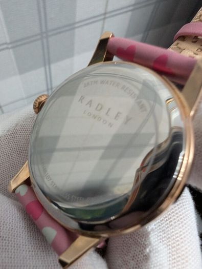 RADLEY LONDON Ladies' Watch - Rose Gold with Pink Leather Heart Strap