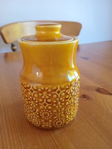 Celtic connemara earthenware sugar pot retro vintage