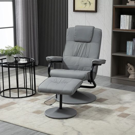 Freestanding Living Room Chair with High Density Cushion and Footrest (FREE SHIPPING)