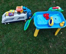 Collection of outdoor toys