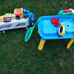 Collection of outdoor toys