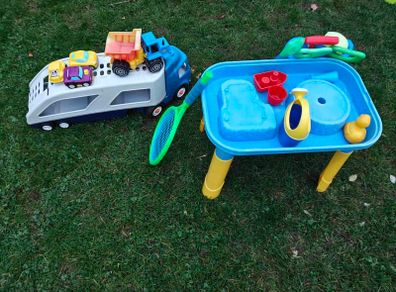 Collection of outdoor toys