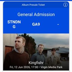 kingfishr swap  only ( Price entered to advertise tickets not selling )