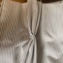 Pencil Pleat ticking stripe curtains Image 2