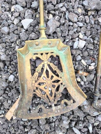 brass fire irons