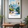 Los Angeles Wall Art Print, Travel Poster Image 9
