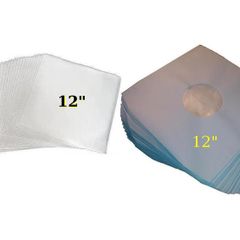 Stack Of 50 X Plastic Outer Sleeves & 25 X Inner Sleeves - Highest Quality Pure Polythene