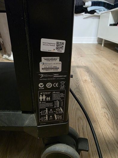 Ergotron Management Charging Cart