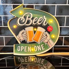 Beer sign 35cm x 34cm