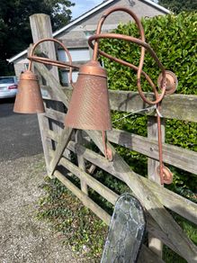 2 copper style  wall lamps