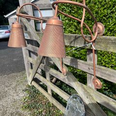 2 copper style  wall lamps