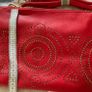 Never used  Red/ dark orange colour with gold beads and silver glitter details Image 5