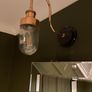 Industville Swan neck outdoor and bathroom copper light Image 3