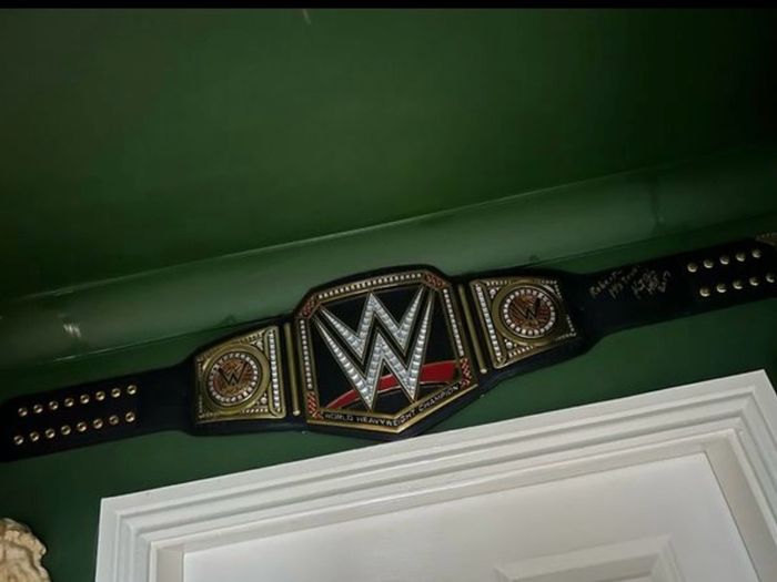 WWE Title Autographed by Kurt Angel