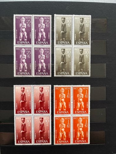 SPAIN Colonies album with stamps