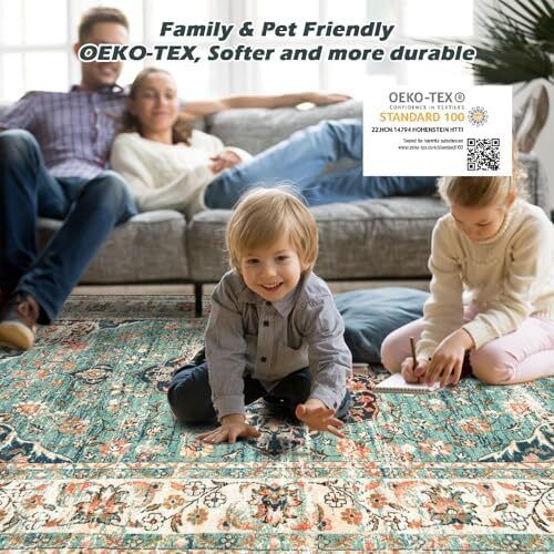 Large Living Room Rug  300X400CM Soft Short Pile Non Slip Carpet
