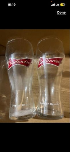 beer whiskey glasses