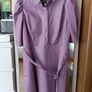 Evans Purple Wild Sleeve Dress Image 6